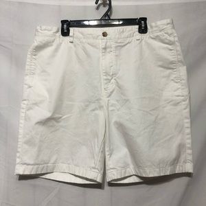 Vineyard Vines Club Shorts Mens 38 Flat Front White Chino